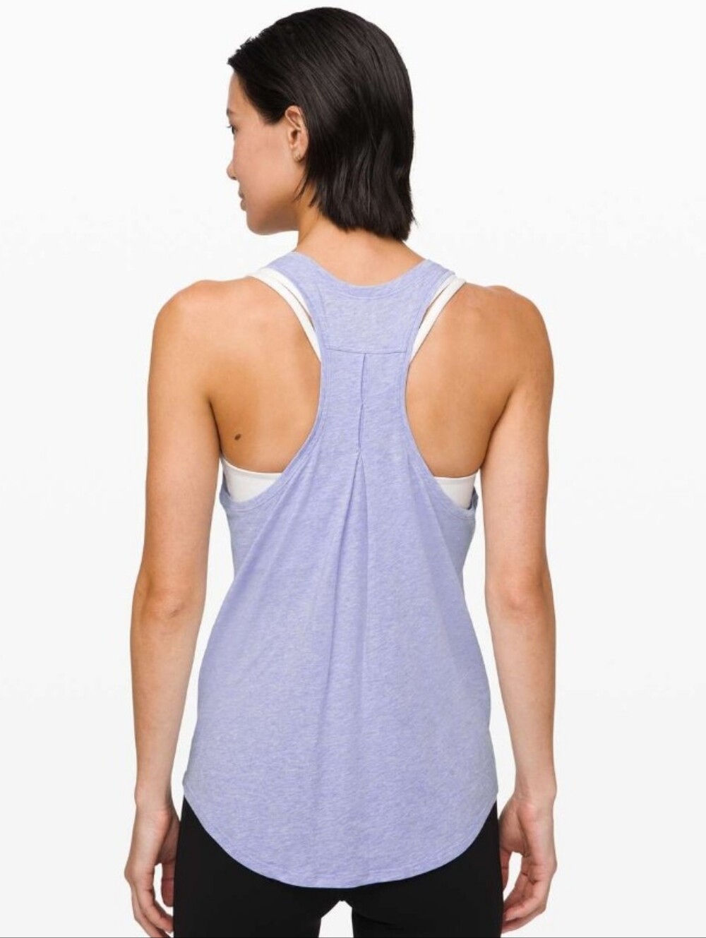 LULULEMON PLEATED LOVE TANK blue SPORTY TANK TOP Size 8 Or 10
